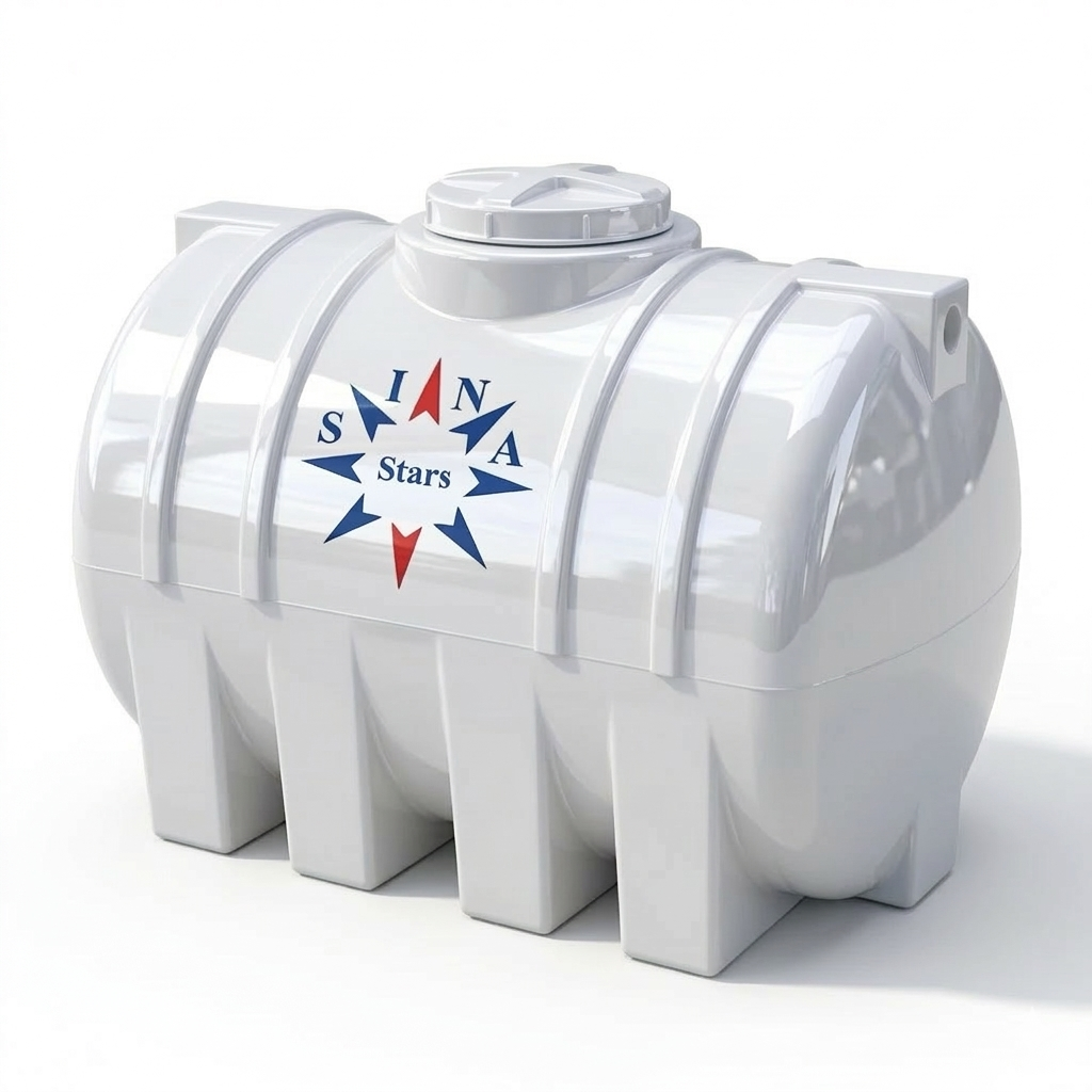 خزان بولي إيثيلين أفقي 1000 لتر